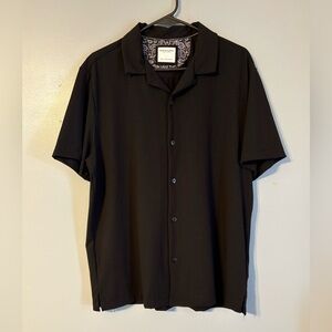 Denim & Flower Black Casual Button Down Shirt size:XL New without label